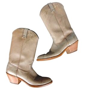 Dingo Men's Cowboy Boots Taupe Western Boots Size 9 E